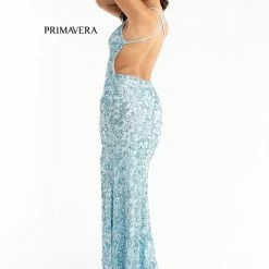 In Stock Backless Dresses Primavera Couture 3295 Size 4, 6, 8 Emerald Prom Dress V Neckline Sequins Backless Slit Formal Evening Gown 96 In Stock Backless Dresses Primavera Couture 3295 Size 4, 6, 8 Emerald Prom Dress V Neckline Sequins Backless Slit Formal Evening Gown