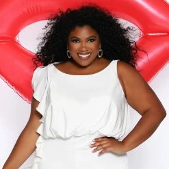 Sydney's Closet CE2014 Plus Sized Jumpsuit One Shoulder Ruffle Pants Suit CE 2014 Jumpsuits & Rompers 24 Sydney's Closet CE2014 Plus Sized Jumpsuit One Shoulder Ruffle Pants Suit CE 2014 Jumpsuits & Rompers