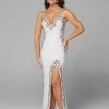 In Stock Primavera Couture 3604 Ivory/Multi Sz 4 Long Beaded Floral Prom Dress Backless Slit Backless Dresses 1 In Stock Primavera Couture 3604 Ivory/Multi Sz 4 Long Beaded Floral Prom Dress Backless Slit Backless Dresses