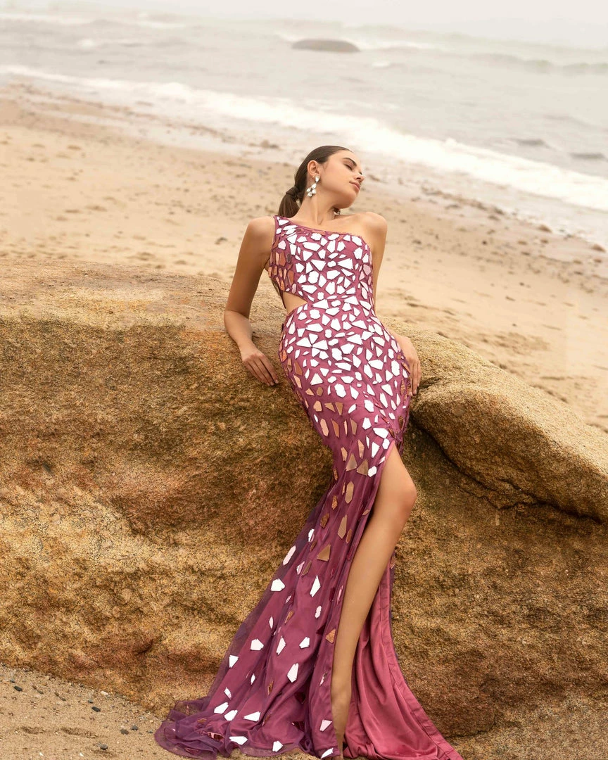 Sequin Dresses Primavera Couture 3623 Long Cut Glass One Shoulder Prom Dress Pageant Gown Slit 44 Sequin Dresses Primavera Couture 3623 Long Cut Glass One Shoulder Prom Dress Pageant Gown Slit