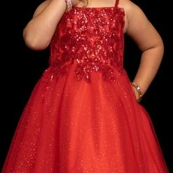 Discontinued Sugar Kayne C109 Long A Ling Girls Glitter Feather Pageant Dress Off The Shoulder Ballgown Dresses