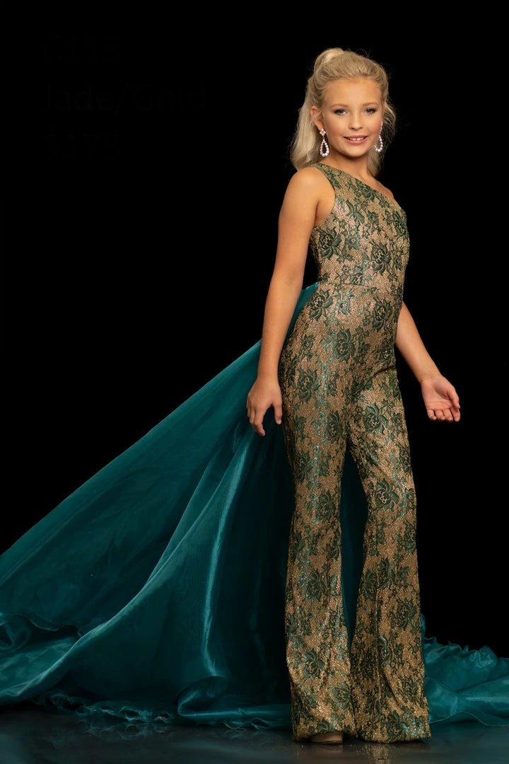 Metallic Dresses Sugar Kayne C113 Long Metallic Glitter Girls Lace Jumpsuit Overskirt Pageant Skirt 4 Metallic Dresses Sugar Kayne C113 Long Metallic Glitter Girls Lace Jumpsuit Overskirt Pageant Skirt