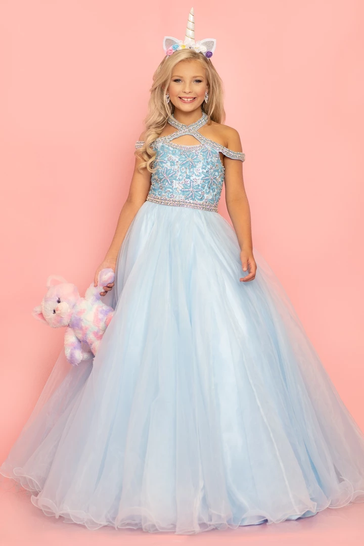 In Stock Ballgown Dresses Sugar Kayne C119 Size 12 Lilac Long A Line Tulle Off The Shoulder Pageant Dress Girls Embellished 5 In Stock Ballgown Dresses Sugar Kayne C119 Size 12 Lilac Long A Line Tulle Off The Shoulder Pageant Dress Girls Embellished