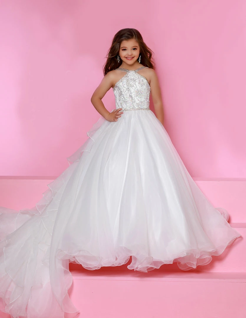 Ballgown Dresses Sugar Kayne C143 Girls Pageant Dress Ballgown Ruffle Organza Train 5 Ballgown Dresses Sugar Kayne C143 Girls Pageant Dress Ballgown Ruffle Organza Train
