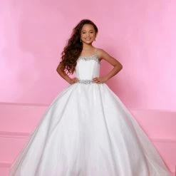In Stock Sugar Kayne C153 Size 6 A Line Metallic Shimmer Girls Pageant Dress Ballgown Embellished Ballgown Dresses 8 In Stock Sugar Kayne C153 Size 6 A Line Metallic Shimmer Girls Pageant Dress Ballgown Embellished Ballgown Dresses