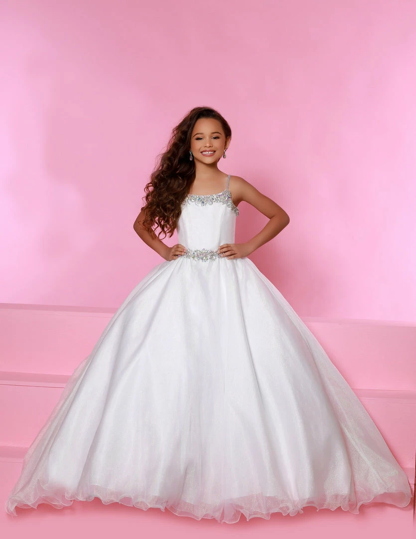 In Stock Ballgown Dresses Sugar Kayne C153 Size 10 A Line Metallic Shimmer Girls Pageant Dress Ballgown Embellished 3 In Stock Ballgown Dresses Sugar Kayne C153 Size 10 A Line Metallic Shimmer Girls Pageant Dress Ballgown Embellished