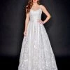 In Stock Nina Canacci 3182 Long Ballgown Prom Dress Wedding Gown Size 10 Ivory