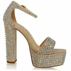 Marc Defang CAROLINE CUBAS Platform Pageant Heel Prom Shoe Wide AB Crystal 17 Marc Defang CAROLINE CUBAS Platform Pageant Heel Prom Shoe Wide AB Crystal