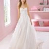 White One Bridal CHELSEA Pronovias Wedding Dress Princess Cut Sweetheart Neckline Ballgown Dresses