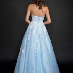 In Stock Nina Canacci 9137 Size 12 Lace Ballgown Dress Wedding Gown Strapless Sweetheart Neckline Ballgown Dresses