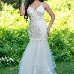Adagio Bridal D1427 Lace Mermaid Destination Bridal Gown Wedding Dress Beaded 1427