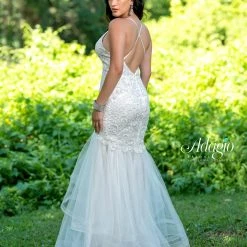 Adagio Bridal D1427 Lace Mermaid Destination Bridal Gown Wedding Dress Beaded 1427