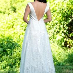 Adagio Bridal D1481 Glitter Tulle A Line Destination Bridal Gown Wedding Dress 1481