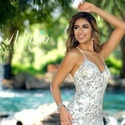 Mermaid Dresses Adagio Bridal D1528 Mermaid Destination Bridal Gown Wedding Dress Sequin Backless