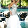 Mermaid Dresses Adagio Bridal D1528 Mermaid Destination Bridal Gown Wedding Dress Sequin Backless
