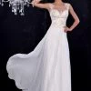 In Stock Adagio Bridal 9143 Size 10 Sheer Lace Wedding Dress Chiffon Bridal Gown