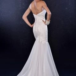 In Stock Adagio Bridal 9146 Size 8, 12 Long Fitted Lace Bridal Gown Mermaid Wedding Dress Ivory