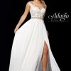 Adagio Bridal D9216 Cap Sleeve Lace Flowy Long Wedding Dress Destination Bridal Gown 9126