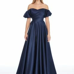 Ashleylauren Ashley Lauren 1790 Off The Shoulder Puff Sleeve Ball Gown Prom Dress Ballgown Dresses