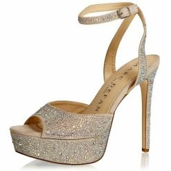 Formal Shoes Marc Defang DEANNA SILVA AB Crystal Platform Pageant Heel Prom Shoes