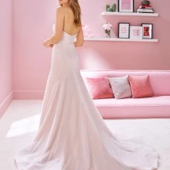 Mermaid Dresses White One Bridal DEBBIE Pronovias Wedding Dress Mermaid Blush Shimmer Sweetheart 7 Mermaid Dresses White One Bridal DEBBIE Pronovias Wedding Dress Mermaid Blush Shimmer Sweetheart