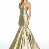 In Stock Ashley Lauren 1860 Size 6 Long Fitted Metallic Mermaid Prom Dress Pageant Gown 1 In Stock Ashley Lauren 1860 Size 6 Long Fitted Metallic Mermaid Prom Dress Pageant Gown