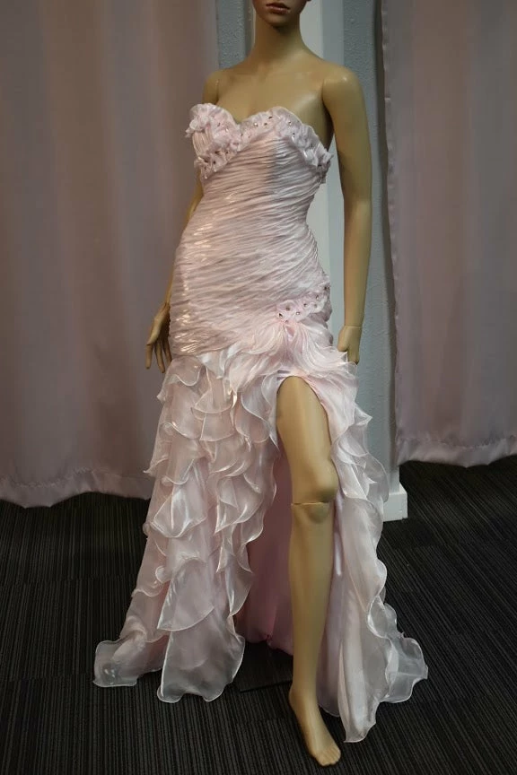 In Stock Alyce Paris 6698 Pink Size 2 Organza Ruffle Mermaid Prom Dress Pageant 3 In Stock Alyce Paris 6698 Pink Size 2 Organza Ruffle Mermaid Prom Dress Pageant