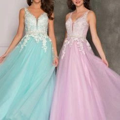 In Stock Dave & Johnny 10246 Size 0 Mint Long Lace A Line Ballgown Prom Dress Bridal Gown Ballgown Dresses