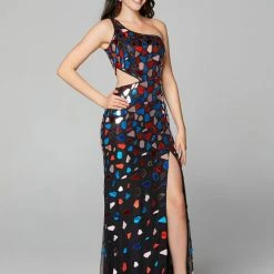 Sequin Dresses Primavera Couture 3623 Long Cut Glass One Shoulder Prom Dress Pageant Gown Slit 105 Sequin Dresses Primavera Couture 3623 Long Cut Glass One Shoulder Prom Dress Pageant Gown Slit