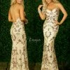 In Stock Backless Dresses Envious Couture 1402 Size 4, 8 Karishma Creations Embellished Sequin Fitted Prom Dress