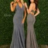 In Stock Envious Couture Size 2 1425 Long Shimmer Fitted Mermaid Prom Dress Formal Gown Mermaid Dresses