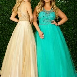In Stock Ballgown Dresses Envious Couture 1446 Size 24 Embellished Ball Gown Prom Dress 2020 Plus Size Tulle