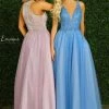 In Stock Envious Couture 1455 Size 18 Embellished Lace Ball Gown Prom Dress V Neck Tulle Gown Ballgown Dresses