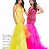 Mermaid Dresses Envious Couture 1516 Sequin Mermaid Tulle Prom Dress Pageant Fit Flare Gown