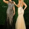 In Stock Mermaid Dresses Envious Couture 1554 Size 6 Nude Lace Embellished Prom Dress Mermaid Sheer Neckline Open Back 1 In Stock Mermaid Dresses Envious Couture 1554 Size 6 Nude Lace Embellished Prom Dress Mermaid Sheer Neckline Open Back