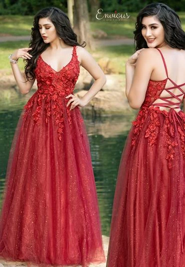 In Stock Envious Couture E1628 Size 6 Wine Glitter Tulle Ballgown Prom Dress With 3D Floral Applique Corset 1628 Ballgown Dresses 7 In Stock Envious Couture E1628 Size 6 Wine Glitter Tulle Ballgown Prom Dress With 3D Floral Applique Corset 1628 Ballgown Dresses
