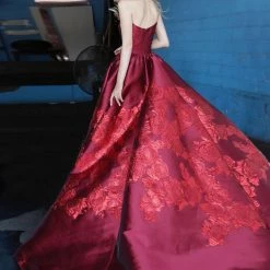 Ballgown Dresses Jovani 02038 Floral Ballgown Long Print Prom Dress Slit Strapless Designer V Points Neckline 20 Ballgown Dresses Jovani 02038 Floral Ballgown Long Print Prom Dress Slit Strapless Designer V Points Neckline