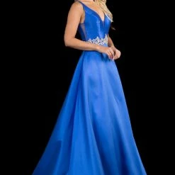 In Stock Nina Canacci 2297 Size 4 Plunging Neckline A Line Prom Dress Formal Evening Gown Ballgown Dresses