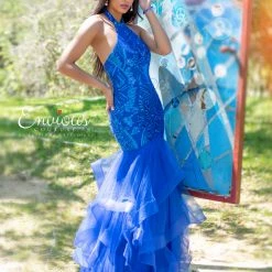 Mermaid Dresses Envious Couture 18034 High Neckline Sequin Mermaid Prom Dress Ruffle Gown 25 Mermaid Dresses Envious Couture 18034 High Neckline Sequin Mermaid Prom Dress Ruffle Gown