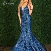 In Stock Envious Couture E1485 Size 4 Royal Brocade Mermaid Prom Dress Pageant Gown Mermaid Dresses