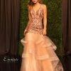 In Stock Mermaid Dresses Envious Couture 1516 Size 2 Sequin Mermaid Tulle Prom Dress Pageant Fit Flare Gown