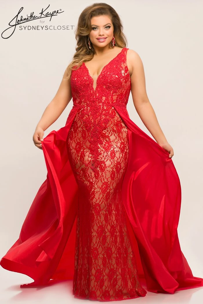 In Stock Long Sleeve Dresses Johnathan Kayne Sydney's Closet JK 2016 Size 24 Plus Size Lace Prom Dress Evening Gown 6 In Stock Long Sleeve Dresses Johnathan Kayne Sydney's Closet JK 2016 Size 24 Plus Size Lace Prom Dress Evening Gown
