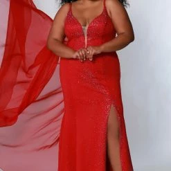 In Stock Johnathan Kayne Sydney's Closet JK2218 Size 18 Maverick Prom Dress With Cape JK 2218 16 In Stock Johnathan Kayne Sydney's Closet JK2218 Size 18 Maverick Prom Dress With Cape JK 2218