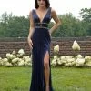 In Stock Primavera Couture 3225 Midnight Size 16 Prom Dress Pageant Gown Long Formal Dress