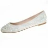 Your Party Shoes Hannah Crystal Embellished Ballet Flat Prom Pageant Formal