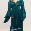 Discontinued Johnathan Kayne For Sydneys Closet JK 2007 Bell Sleeves Prom Dress Formal Gown