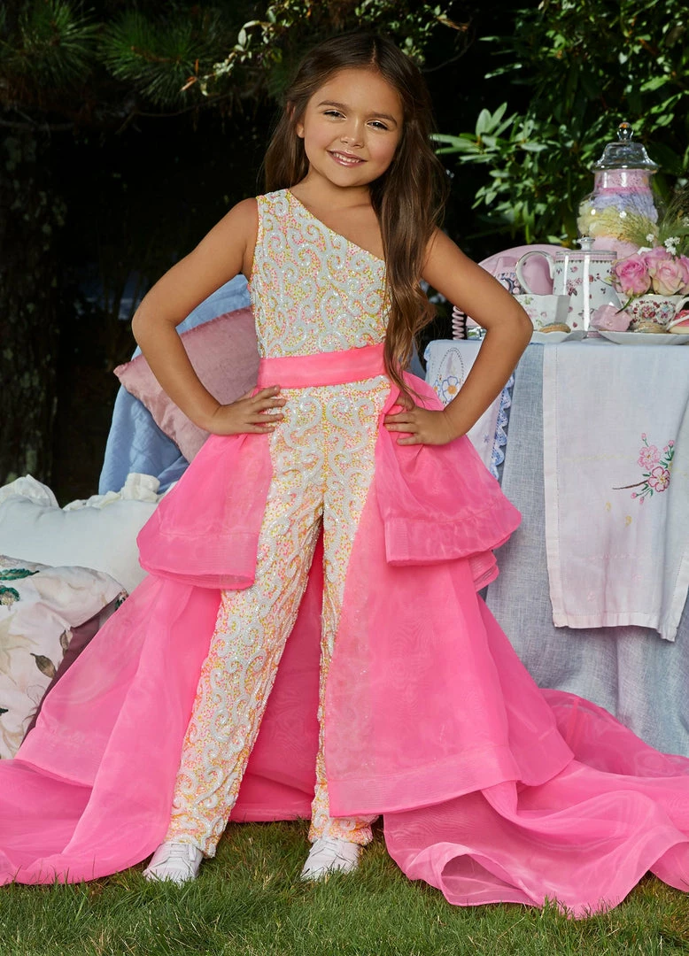 Ashley Lauren Kids Ashley Lauren 8065 Kids Tiered Organza Overskirt Pageant Wear Girls Fun Fashion 3 Ashley Lauren Kids Ashley Lauren 8065 Kids Tiered Organza Overskirt Pageant Wear Girls Fun Fashion