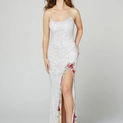 In Stock Primavera Couture 3427 Size 4, 10 Royal Blue Sequin Beaded Prom Dress Floral Slit Details 30 In Stock Primavera Couture 3427 Size 4, 10 Royal Blue Sequin Beaded Prom Dress Floral Slit Details