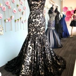 In Stock Envious Couture 1242 Size 4, 6 Long Mermaid Sequin Lace Prom Dress Pageant Gown 6 In Stock Envious Couture 1242 Size 4, 6 Long Mermaid Sequin Lace Prom Dress Pageant Gown