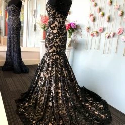 In Stock Envious Couture 1242 Size 4, 6 Long Mermaid Sequin Lace Prom Dress Pageant Gown 7 In Stock Envious Couture 1242 Size 4, 6 Long Mermaid Sequin Lace Prom Dress Pageant Gown